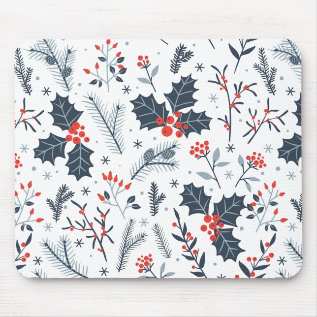 Mousepad Flora de inverno (Frente)
