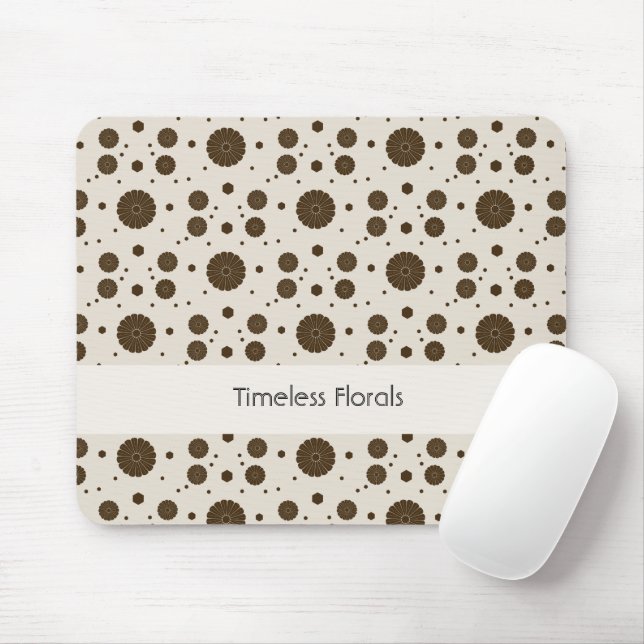 Mousepad Florais Atemporais (Com mouse)