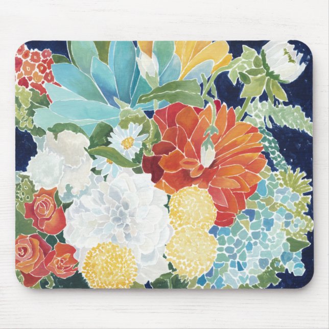 Mousepad Florais da meia-noite III (Frente)
