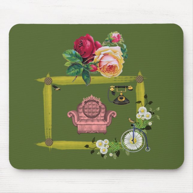 Mousepad Floral (Frente)