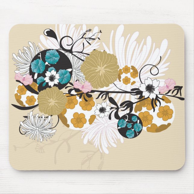 Mousepad floral (Frente)