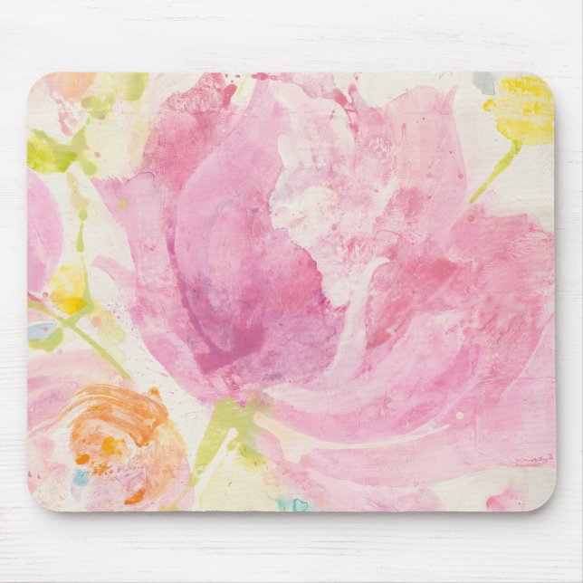 Mousepad Floral abstrato do primavera (Frente)