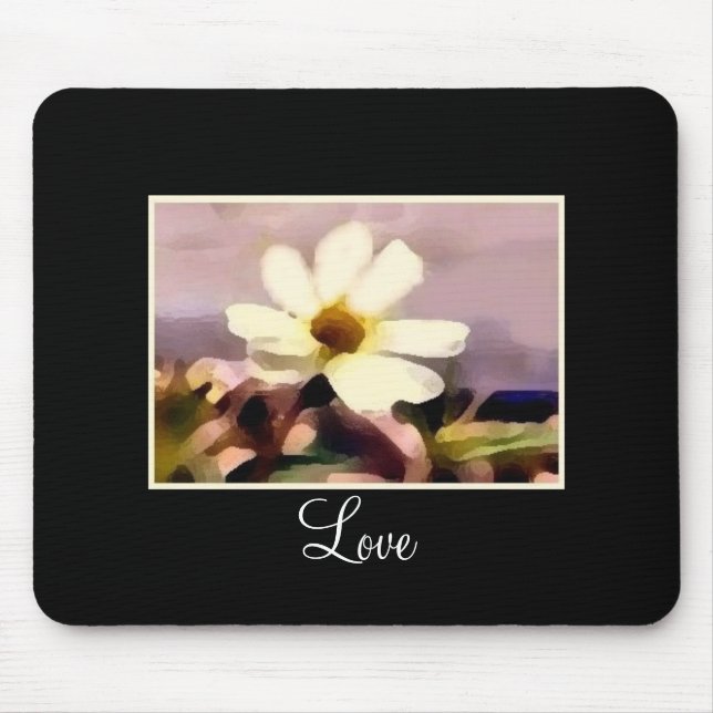 mousepad floral amor (Frente)