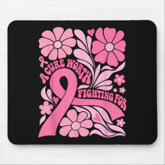 Mousepad Floral Boho Sobrevivente de Câncer de Mama Uma Cur