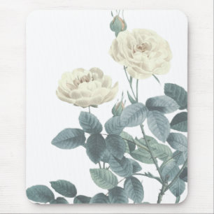 Mousepad Floral Botânico de Verão, Rosas em chamas