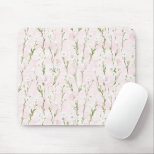 Mousepad Floral Cor-de-rosa