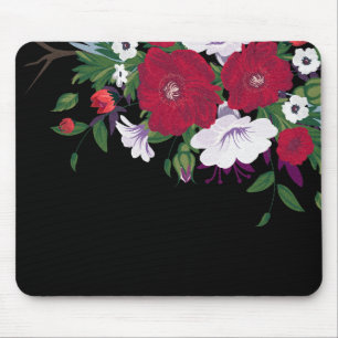 Mousepad floral elegante