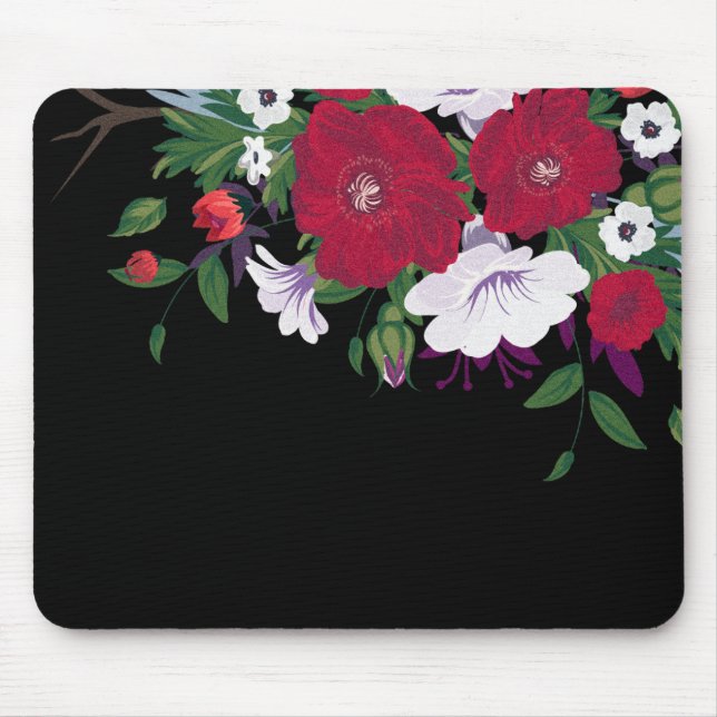 Mousepad floral elegante (Frente)
