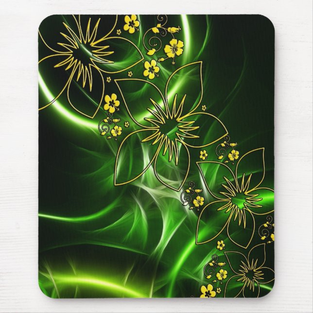 Mousepad floral elegante (Frente)