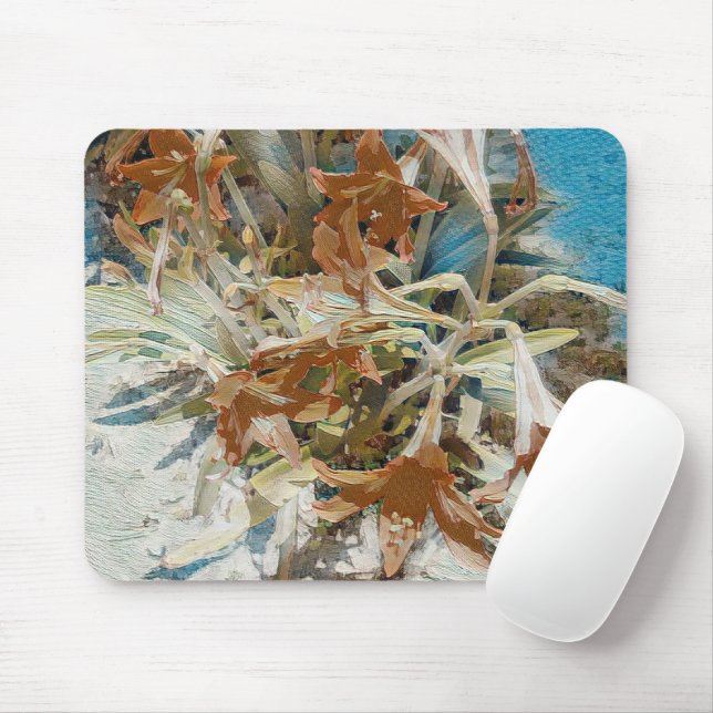 Mousepad Floral Exótico (Com mouse)