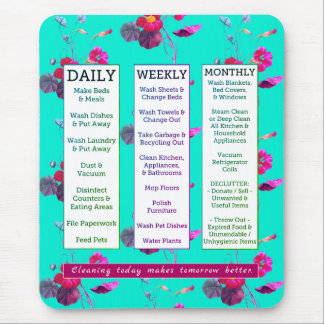 Mousepad Floral feminino da programação & da afirmação da