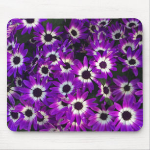 Mousepad Floral Foto Brilhante Flor Púrpura Paisagem Floral