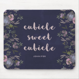 Mousepad Floral fumarento doce do compartimento do