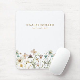 Mousepad Floral Moderno