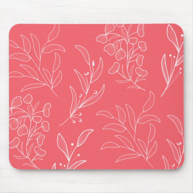 Mousepad Floral Personalizado (Frente)