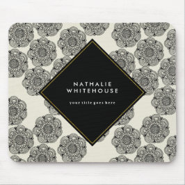 Mousepad floral personalizado