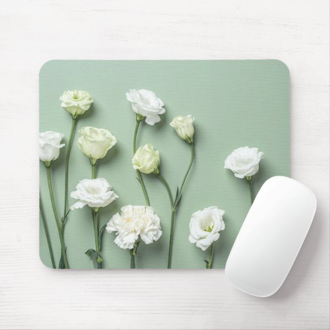 Mousepad Floral Personalizado Foto Moderna (Com mouse)