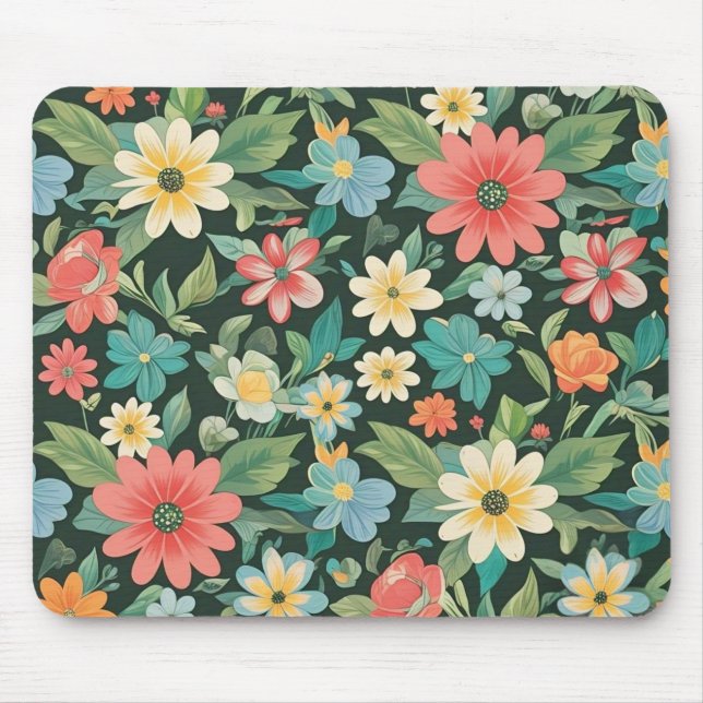 Mousepad Floral/Primavera Colorida (Frente)