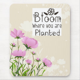 Mousepad Floral Rosa