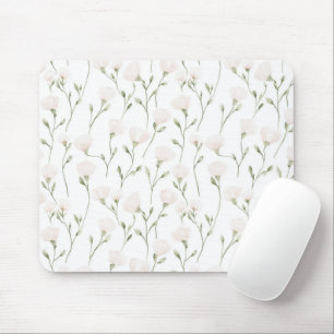 Mousepad Floral rosa rubor