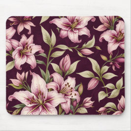Mousepad Floral Roxo