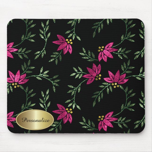 Mousepad Floral Victoriano Moderno | Personalizar (Frente)