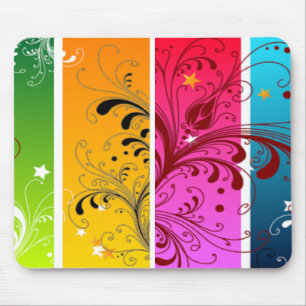 Mousepad floraled duas vezes