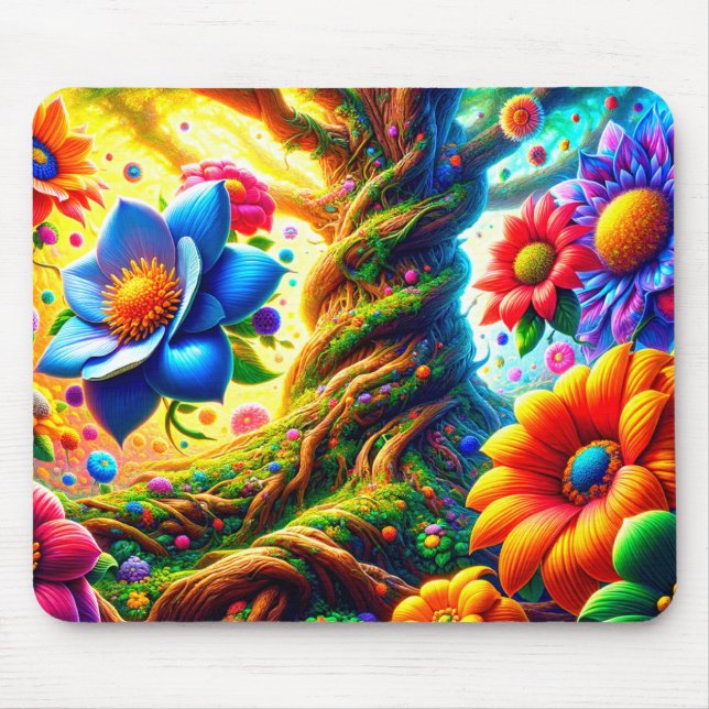 Mousepad Flores AI (Frente)