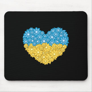 Mousepad Flores Amam a Bandeira Ucraniana