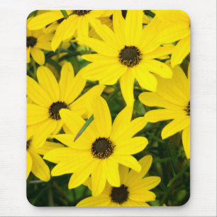Mousepad Flores Amarelas Brilhantes