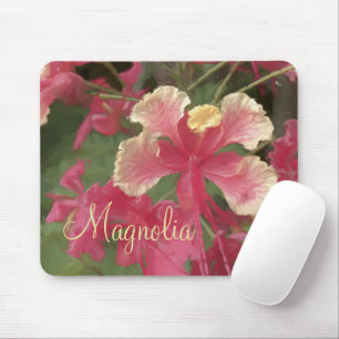 Mousepad Flores Amarelas Cor-de-Amarelo Elegante Personaliz