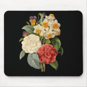 Mousepad Flores Antigas, Camélias e Narcisos, Redoute