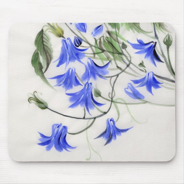 Mousepad Flores azuis (Frente)