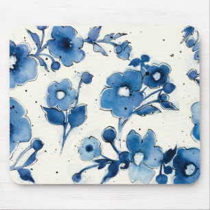 Mousepad Flores azuis independentes