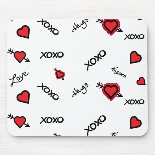 Mousepad Flores com escultor de púrpura- design sólido (Frente)