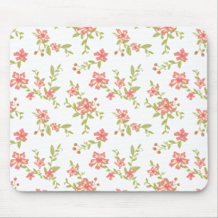 Mousepad Flores cor-de-rosa