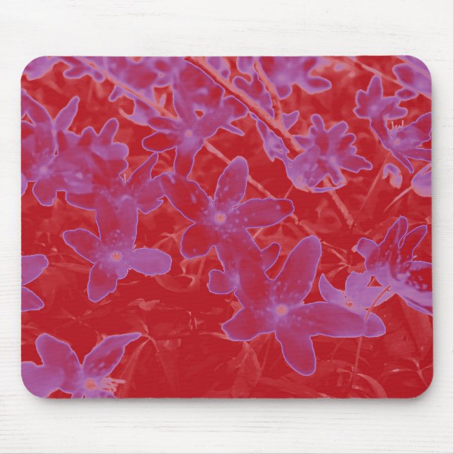 Mousepad Flores cor-de-rosa (Frente)
