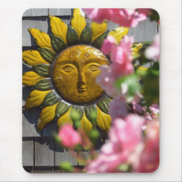 Mousepad Flores cor-de-rosa e Sol - Vinha de Martha