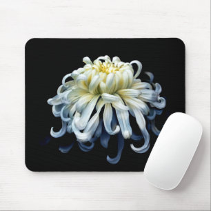 Mousepad Flores Crolisântemo branco