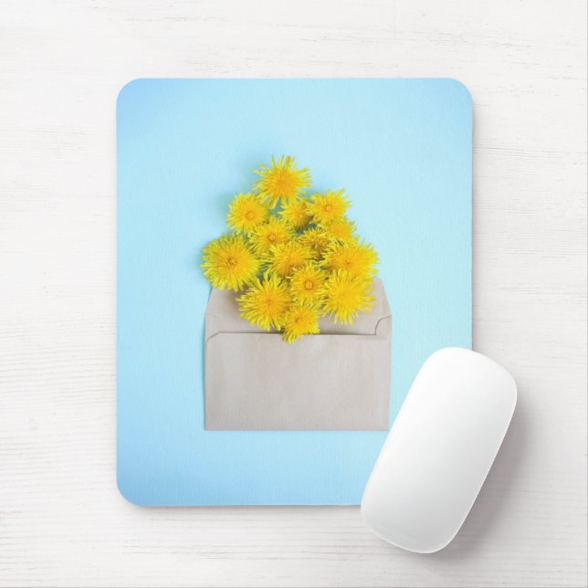 Mousepad Flores | Dandelões no envelope (Com mouse)