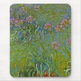 Mousepad Flores de Agapanthus (por Claude Monet)