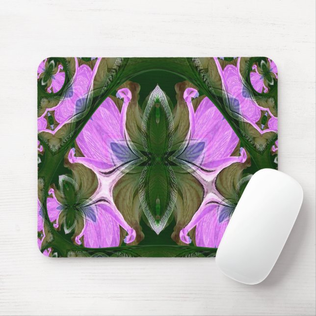 Mousepad Flores de alienígena...... (Com mouse)