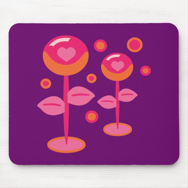 Mousepad Flores de Amor (Frente)