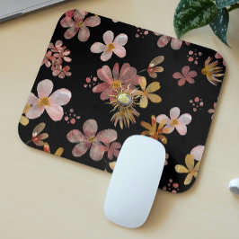 Mousepad Flores de Aquarela