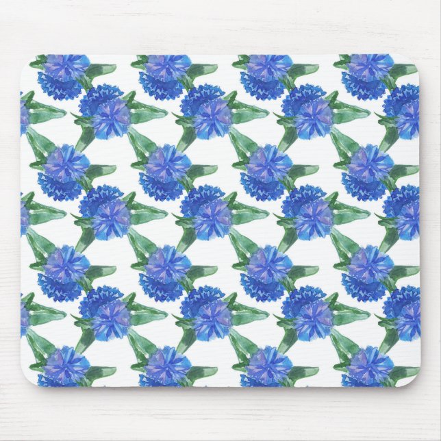 Mousepad flores de aquarela (Frente)