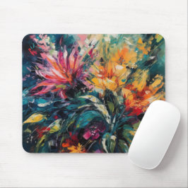 Mousepad FLORES DE Aquarela ABSTRATAS BRILHANTES