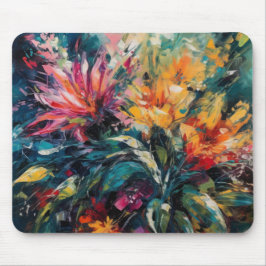 Mousepad FLORES DE Aquarela ABSTRATAS BRILHANTES