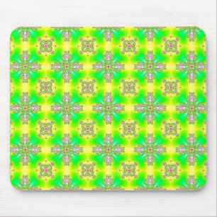 Mousepad Flores de Artdeco no Estilo Retroativo