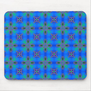 Mousepad Flores de Artdeco no Estilo Retroativo