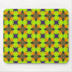 Mousepad Flores de Artdeco no Estilo Retroativo